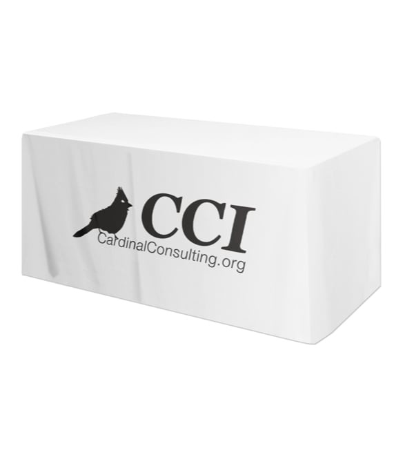 Promotional 6' Table Cover 4 Sided/Fitted