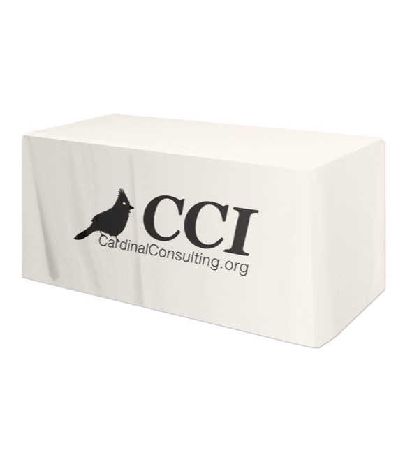 Promotional 6' Table Cover 4 Sided/Fitted