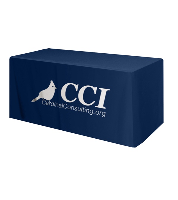 Promotional 6' Table Cover 4 Sided/Fitted