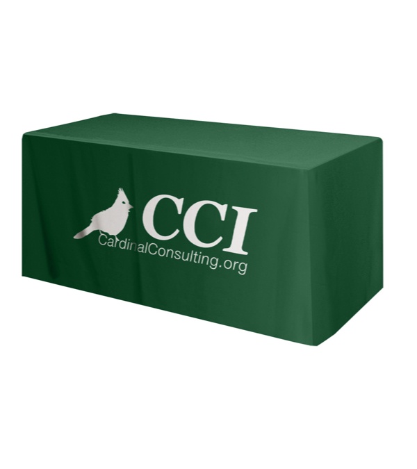 Promotional 6' Table Cover 4 Sided/Fitted
