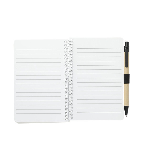 4 x 6 FSC Mix Pocket Spiral Notebook with Pen