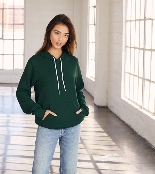 Bella+Canvas® Unisex Sponge Fleece Pullover Hooded Sweatshirt