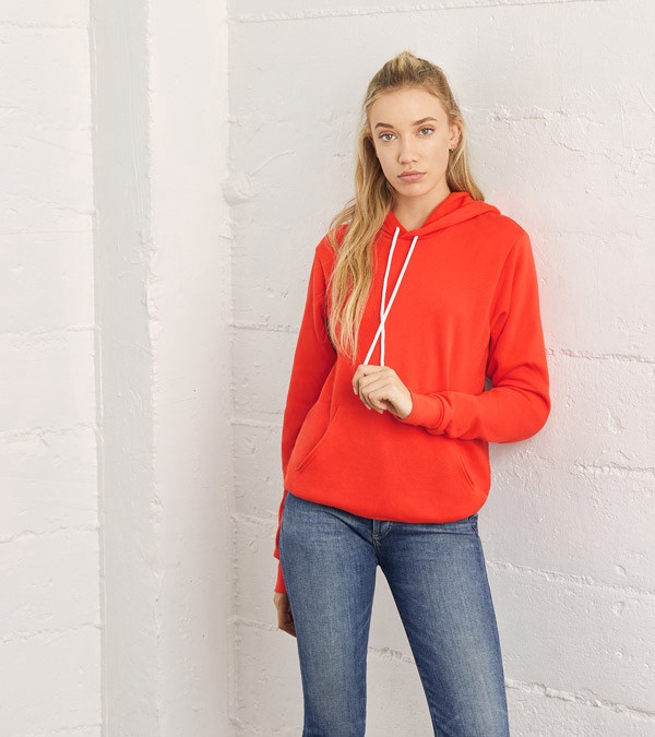 Bella+Canvas® Unisex Sponge Fleece Pullover Hooded Sweatshirt