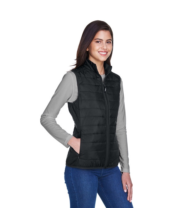 CORE365 Ladies' Prevail Packable Puffer Vest - Embroidery