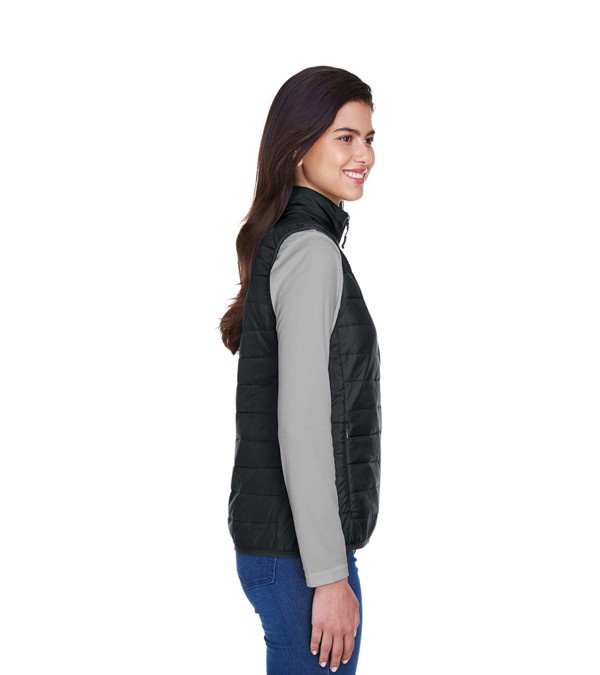 CORE365 Ladies' Prevail Packable Puffer Vest - Embroidery