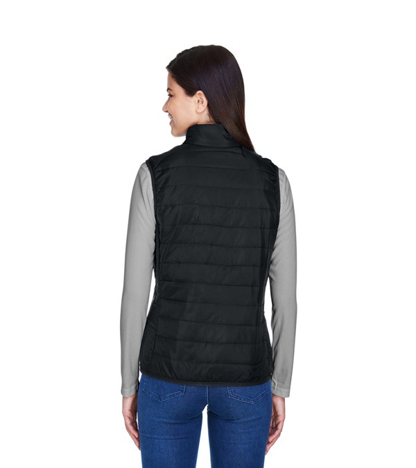 CORE365 Ladies' Prevail Packable Puffer Vest - Embroidery