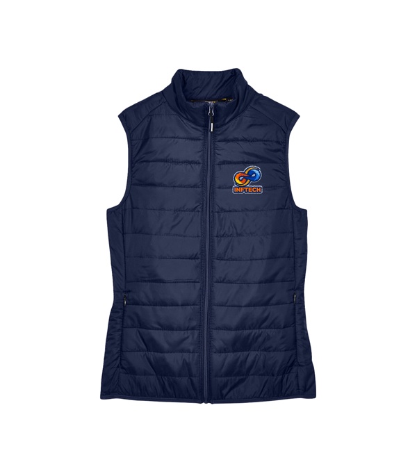 CORE365 Ladies' Prevail Packable Puffer Vest - Embroidery