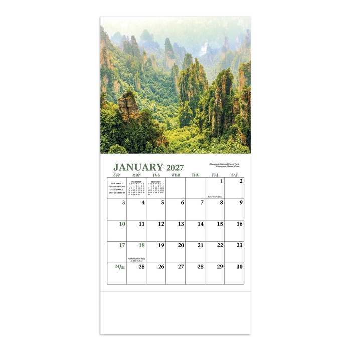 Glorious Getaways - Mini Wall Calendar - 2027