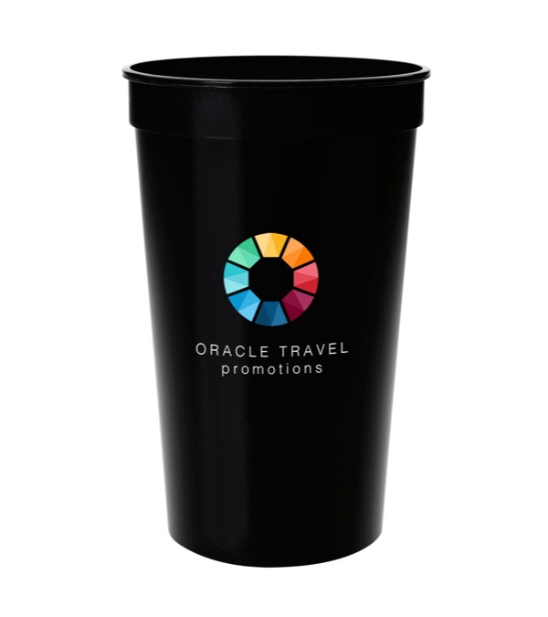 17 oz. Smooth Stadium Cup - Single imprint location - Full Color Imprint