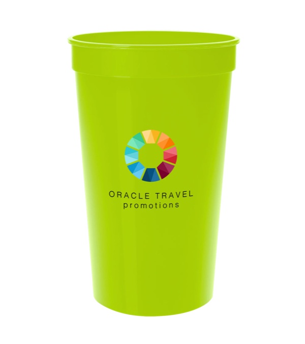 17 oz. Smooth Stadium Cup - Single imprint location - Full Color Imprint