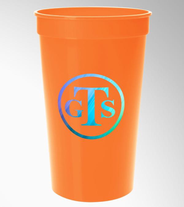 17 oz. Smooth Stadium Cup - Single imprint location - Full Color Imprint