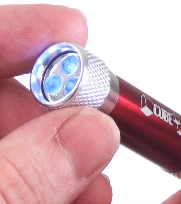 Aluminum 3 LED Flashlight