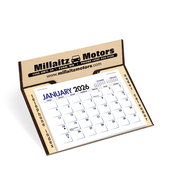 Memo Desk Calendar 2026