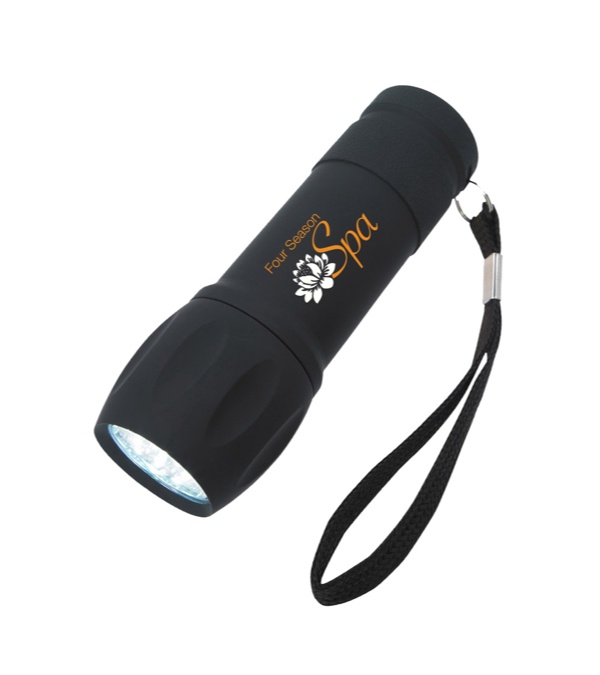 Rubberized Torch Light With Strap