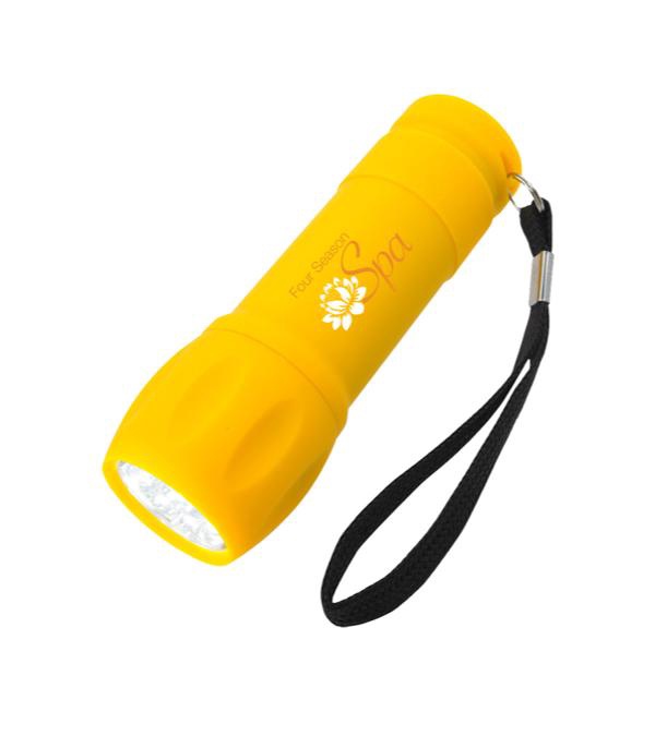 Rubberized Torch Light With Strap