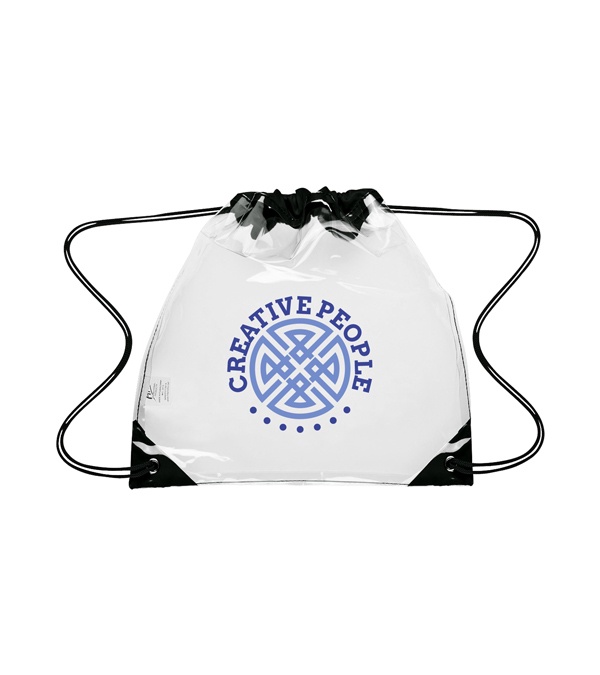 Touchdown Clear EVA Drawstring Backpack