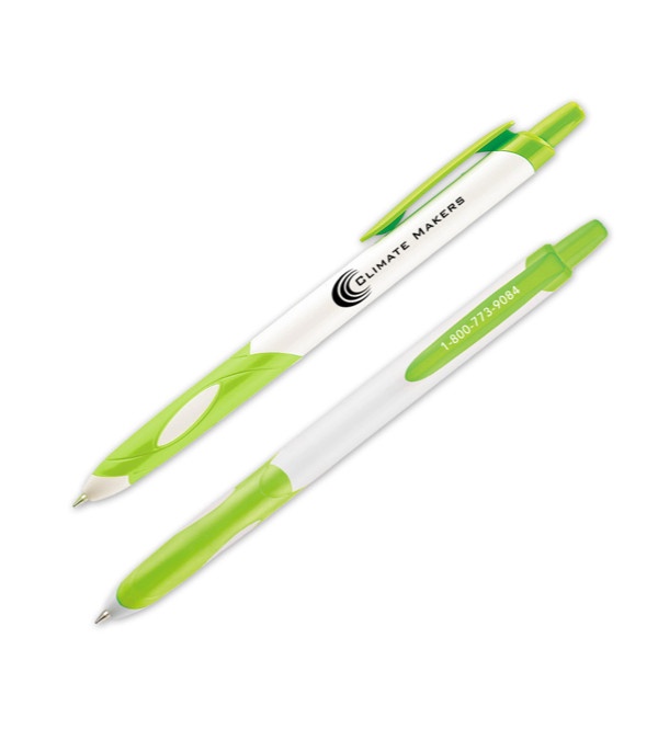 Del Rio White Barrel Pen