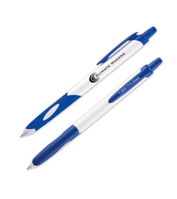 Del Rio White Barrel Pen
