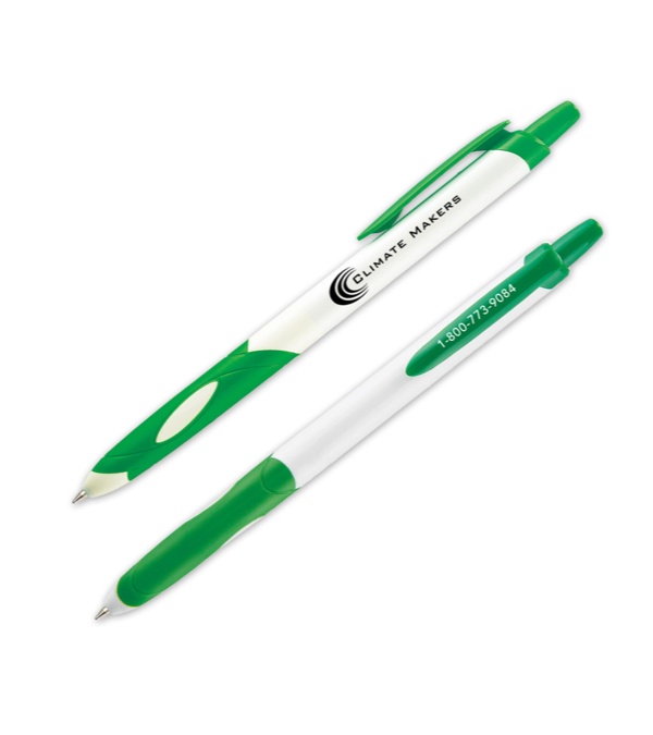 Del Rio White Barrel Pen