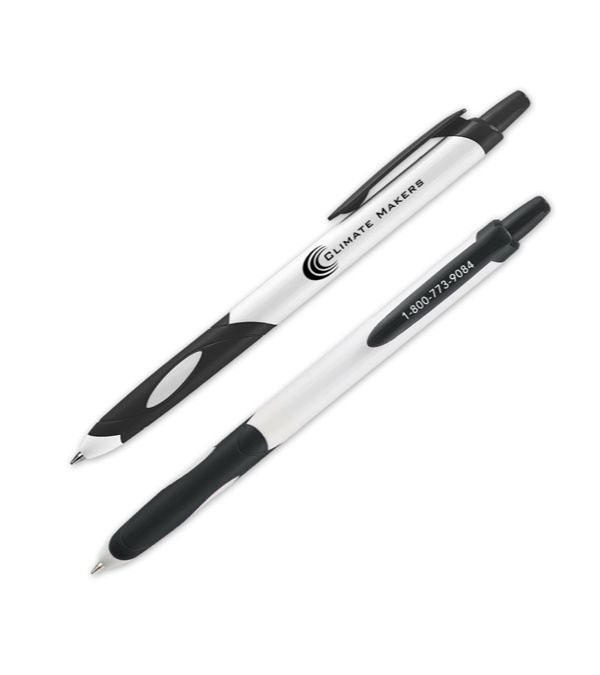 Del Rio White Barrel Pen