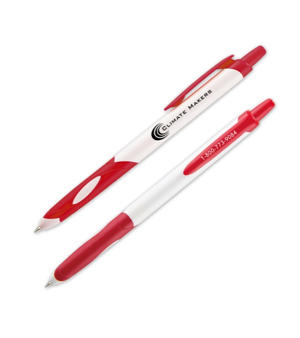 Del Rio White Barrel Pen