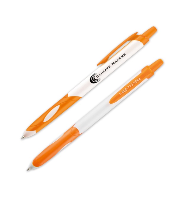 Del Rio White Barrel Pen