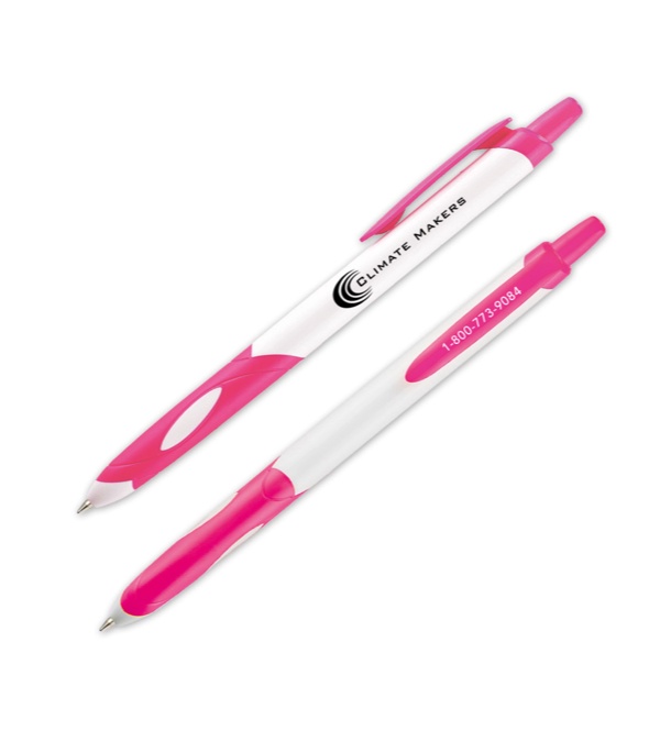 Del Rio White Barrel Pen