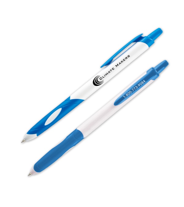 Del Rio White Barrel Pen