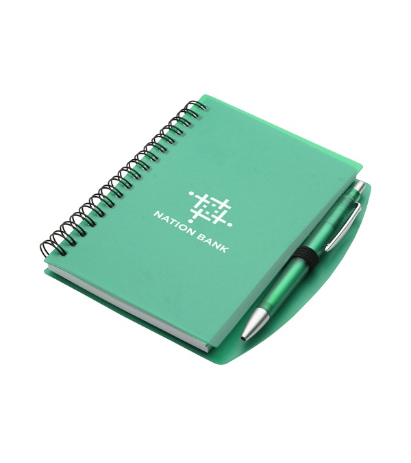 Hardcover Notebook & Pen Set