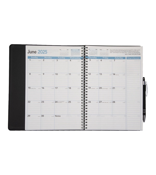 Premium Hard Cover Date Log & Journal - Hot Stamp