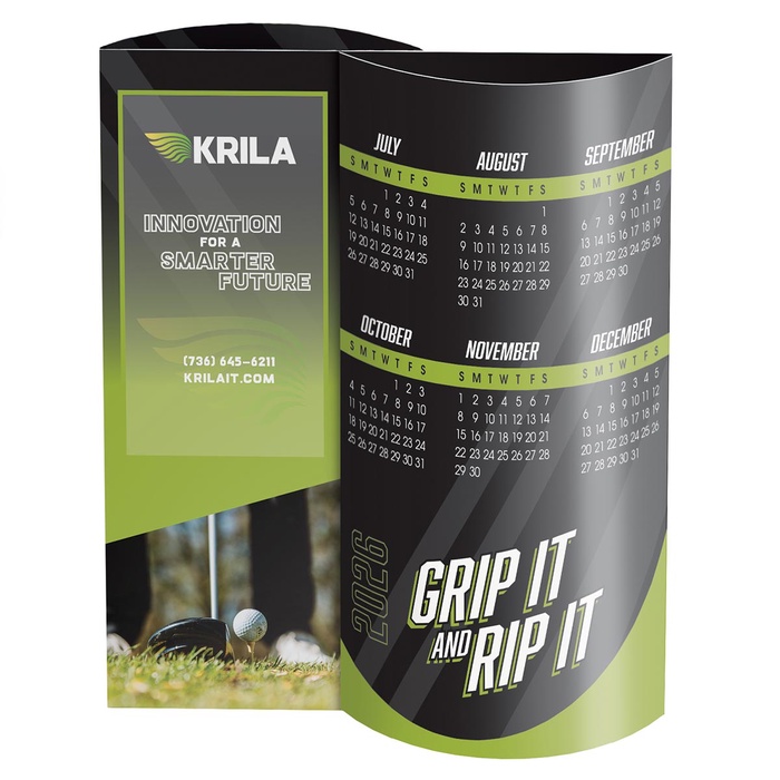 Golf Wave Desk Calendar
