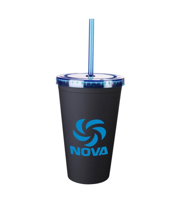 16 oz. Newport Insulated Straw Tumbler