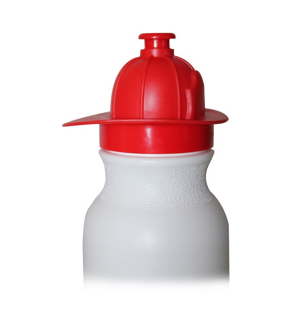20 oz. Cycle Bottle With Red Fireman Helmet Cap