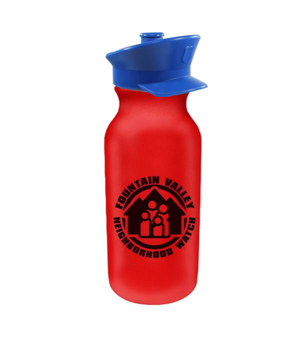 20 oz. Cycle Bottle with Police Hat Cap