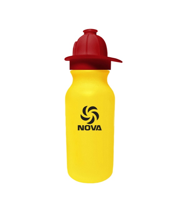 20 oz. Cycle Bottle With Red Fireman Helmet Cap