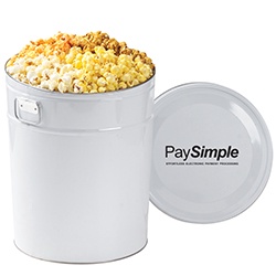 6-1/2 Gallon 4-Way Popcorn in Custom Tins