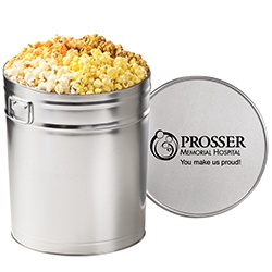 6-1/2 Gallon 4-Way Popcorn in Custom Tins