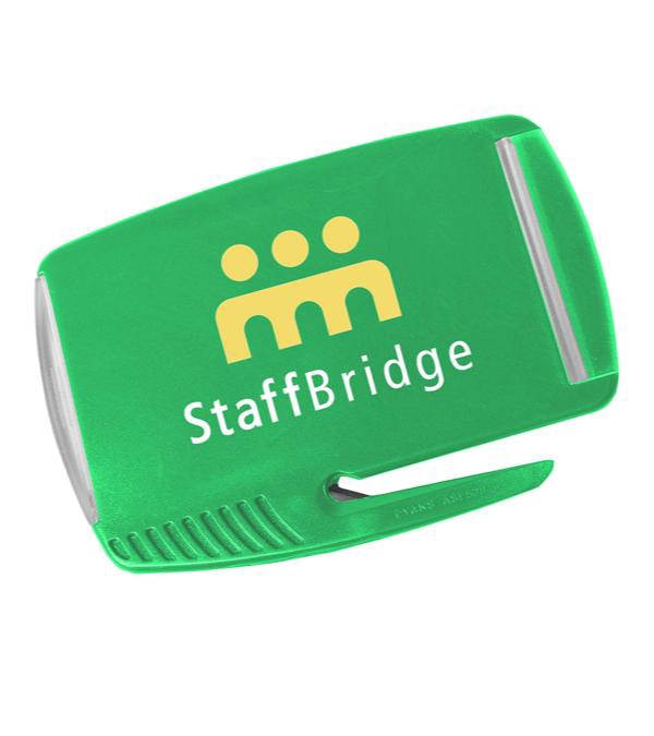 Letter Slitter with Business Card Holder