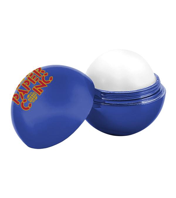 Metallic Finish Round Lip Balm
