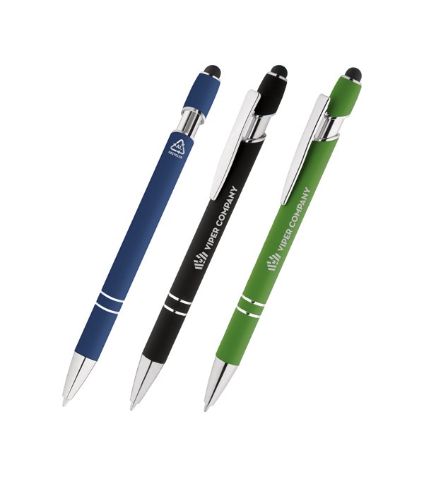 Recycle Arden Soft Touch Stylus Pen - 24 Hour Rush