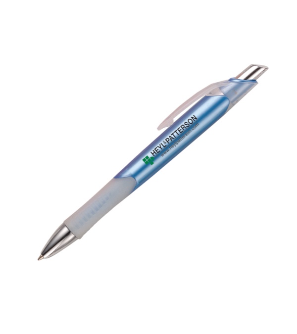 Gyro White Accent Promotional Pen