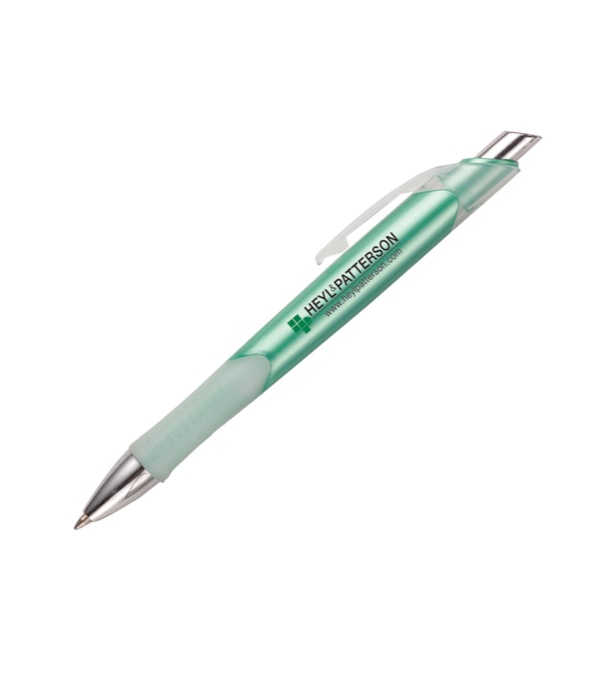 Gyro White Accent Promotional Pen