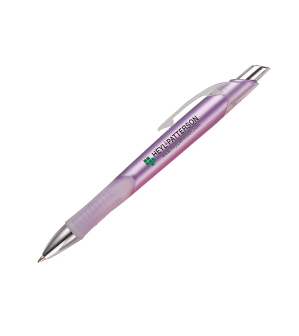 Gyro White Accent Promotional Pen