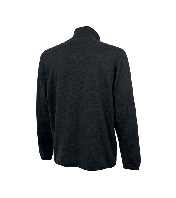 Men's Heathered Fleece Jacket - Embroidered