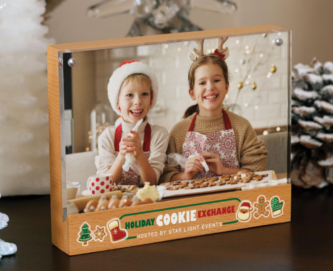 6 x 4 Wood and Acrylic Frame