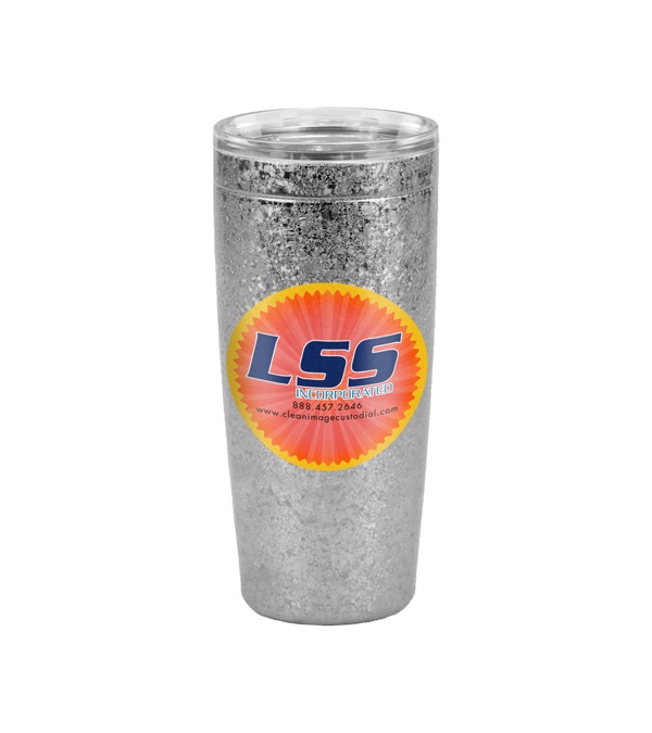 20 oz. Metallic Ice Viking Nova Tumbler - Full Color Imprint