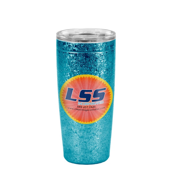 20 oz. Metallic Ice Viking Nova Tumbler - Full Color Imprint