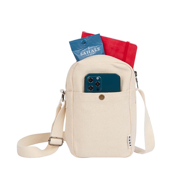 FEED Organic Cotton Crossbody - Full Color Imprint