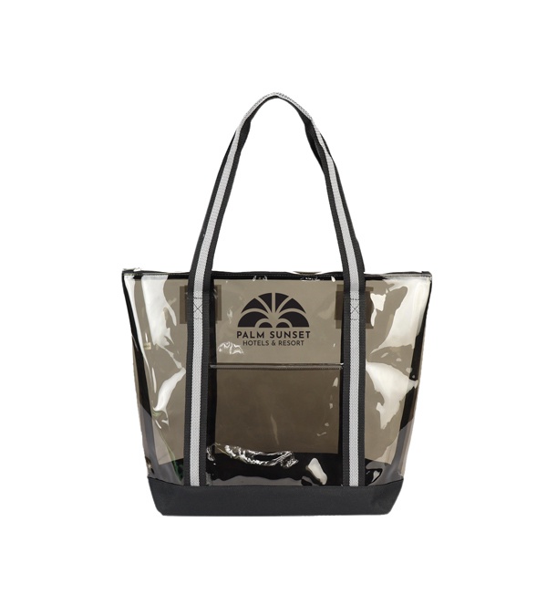 Clear Tote With Zipper