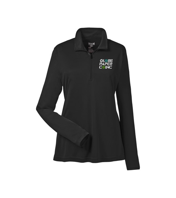 Team 365 Ladies' Zone Performance Quarter-Zip - Screen Print
